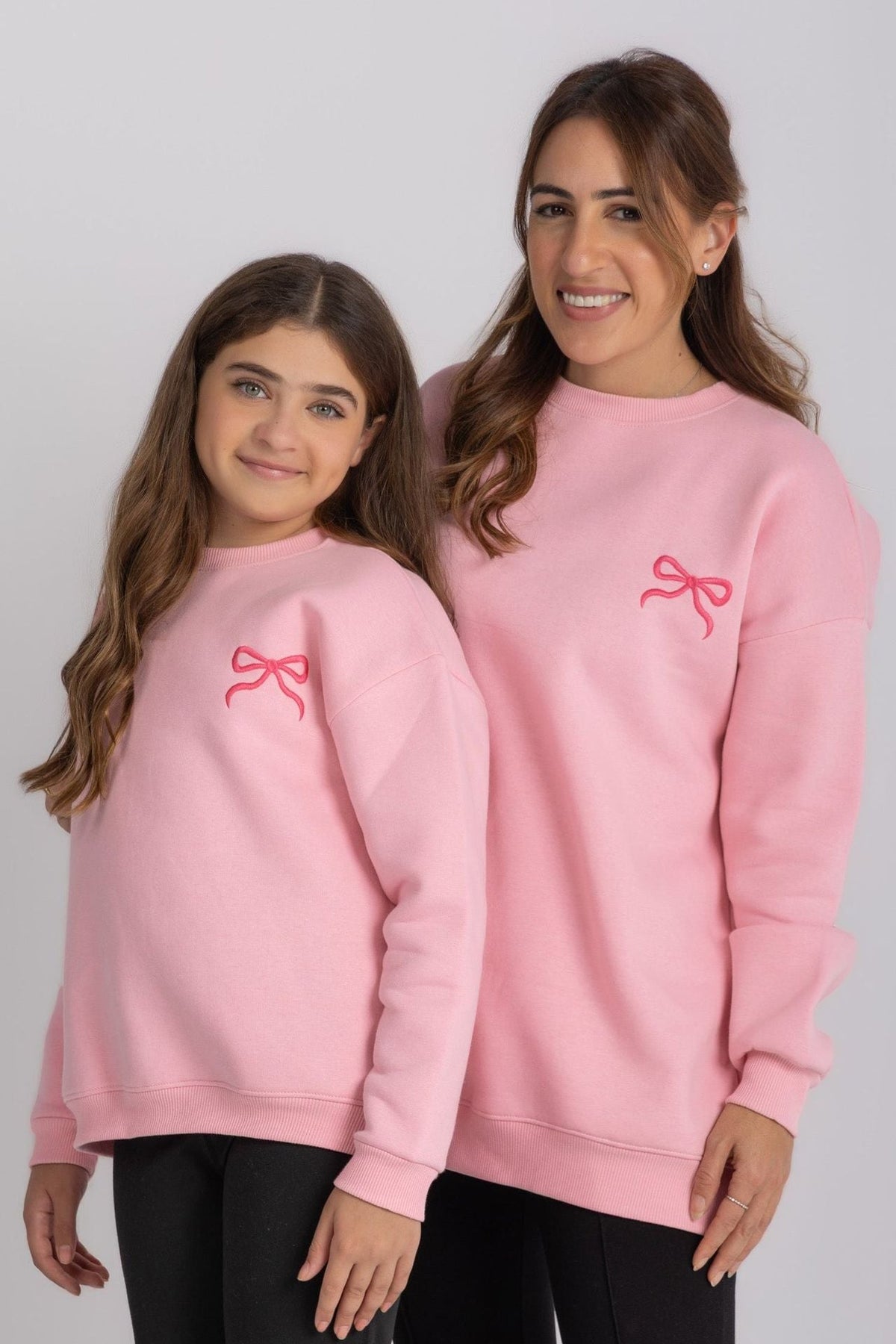 Adult Coquette crewneck in pink
