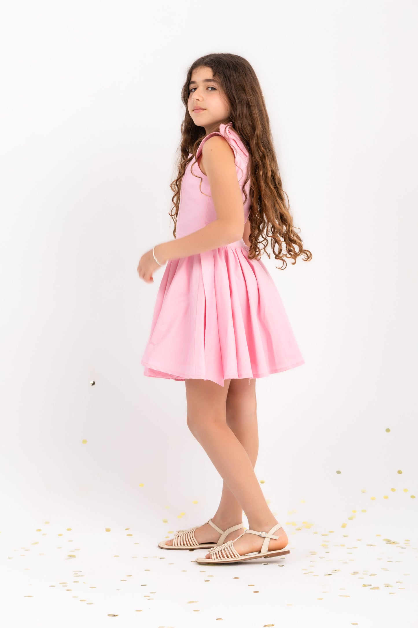 Sweet pink corset dress