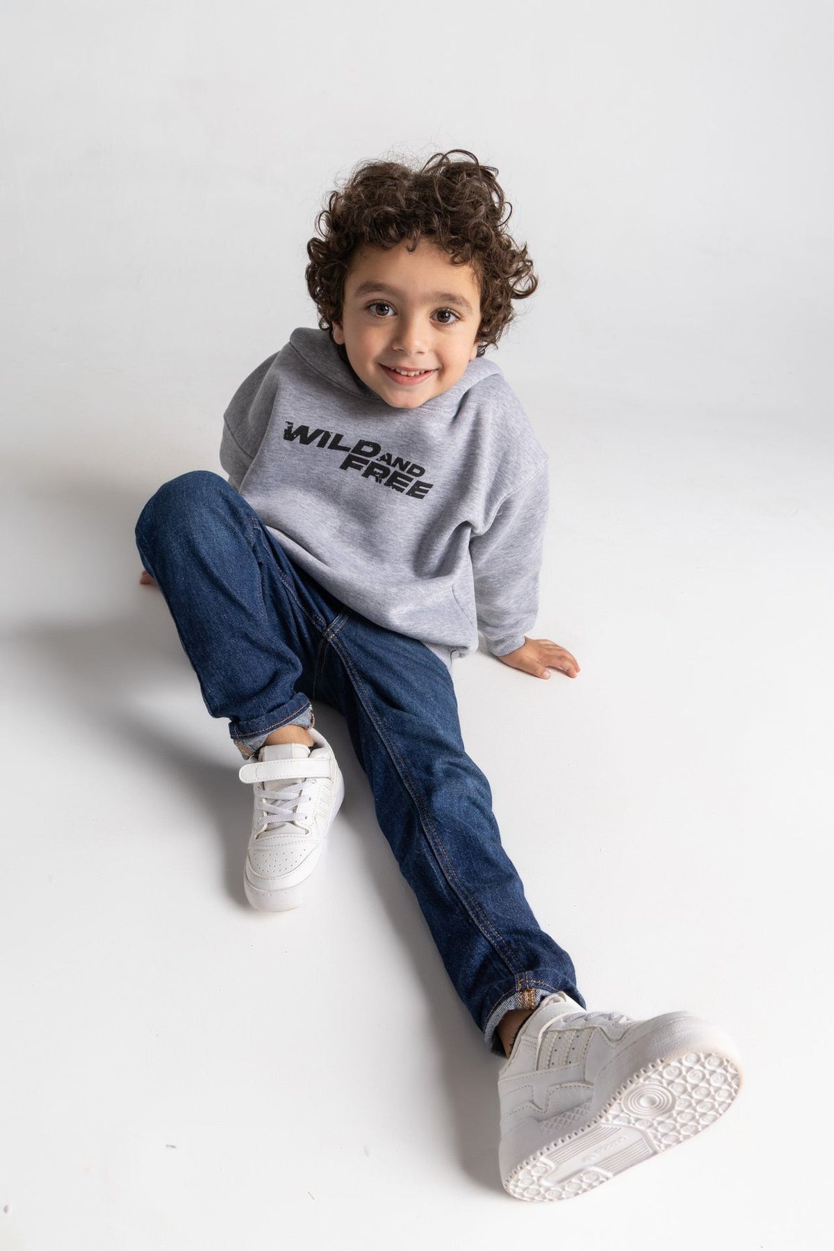 Grey oversized car hoodie