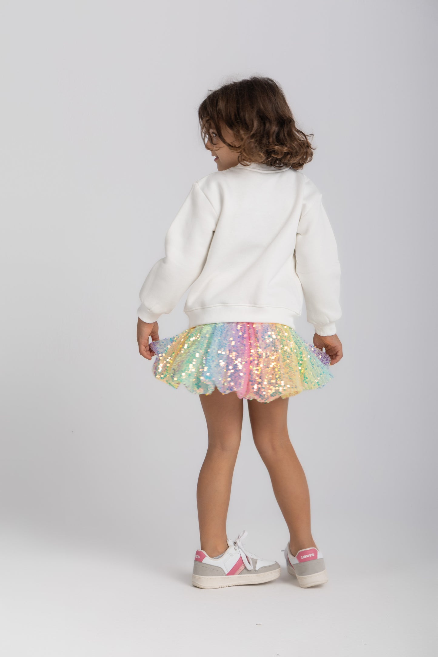 Pastel party sequin balloon skirt