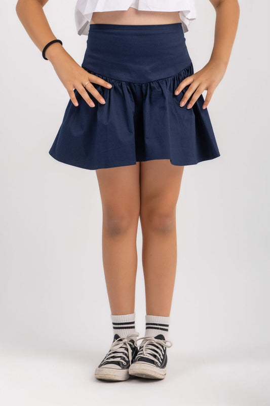 Navy skirt