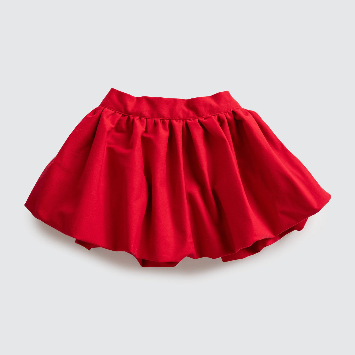 Bubble skirt in red